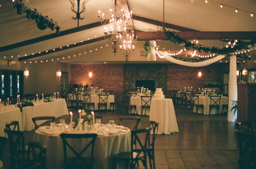 reception photo on with 35mm film 