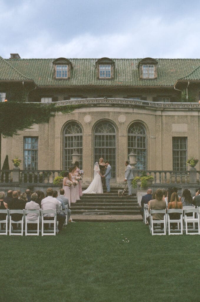Historic Parkwood Estate mansion photographed on 35mm film
